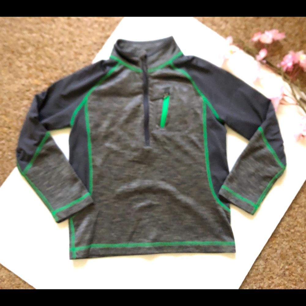 REI Boy’s 1/4 Zip Long Sleeves Top Sweatshirt